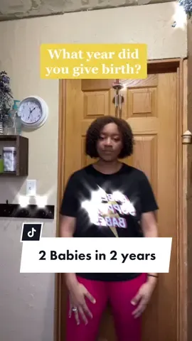 2 babies in 2 years 😬 #MomsofTikTok #babiesoftiktok #birth