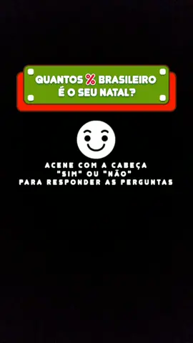#QuantosPorcentoBrasileiroÉSeuNatal