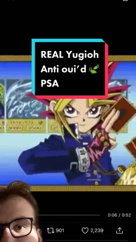 The good old days of dubs: yuguoh anti oui’d PSA #anime #animedubs #yugioh #4kids #dubs #ygo #greenscreenvideo