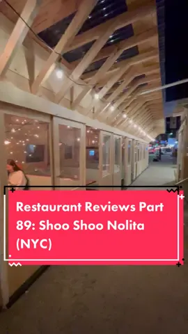 Restaurant Reviews: Shoo Shoo Nolita #shooshoo #nyc #restaurant #review #outdoordining #ceo #warm #hiddengems #inlove #hummus #loop #rec #drama #fyp