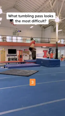 Which one do you guys think is the hardest? #fyp #gymnastics #tumbling #gymnast #flips #viral
