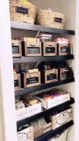 DIY wire shelf cover! #pantry #DIY #doityourself #organization #decorhack #pantryorganization #simplesolutions #homedecor #diyproject