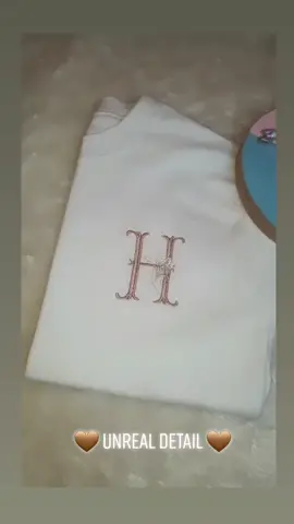 Its all in the detail 🤎 #babycrafts5  #babycraftsuk  #tiktok  #Love  #embroidery  #SmallBusiness #business  #tiktok  #supportsmall #cute