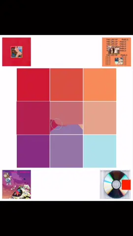 Reply to @pastramisalad another one that was requested a lot :) and thank you for 8.8k!! #fyp #kanyewest #colorpalette #photoshop