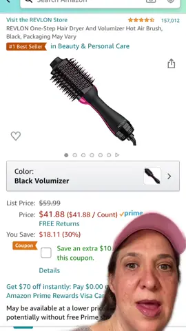 #greenscreen #revlonhairdryerbrush #amazon #musthaves I love mine.