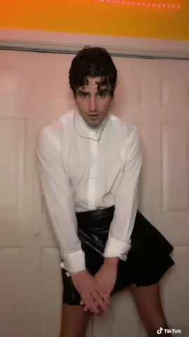 Reply to @chadfreddy In my time as a vampire I have seen centuries of men in skirts 🖤🖤🖤 #meninskirts #animeboy #vampire #femboy #vampirediaries