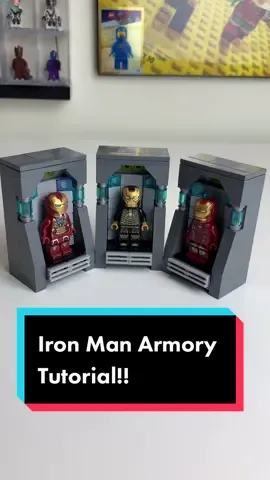 Time to suit up! ✨ #lego #legotiktok #legotutorial #legospeedbuild #tutorial #ironman #avengers #marvel