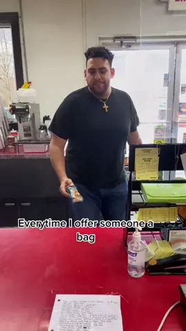 Left her at the house #funny #viral #bag #gasstation