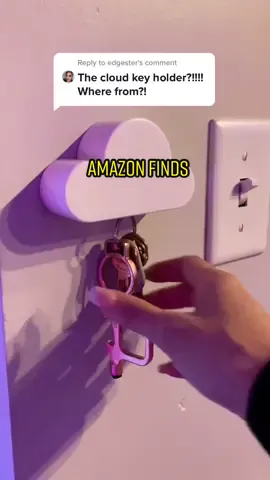 Reply to @edgester Game changer found on Amazon #cloudkeyholder #amazonfinds #homeimprovement #keyholder #rareaesthetic #loftapartment