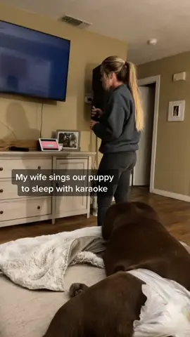 So soothing 💆‍♂️ @kkgons #married #family #puppy #fyp #colbiecaillat #soothing #relaxation #vibes #winedown #karaoke #singing #music #calming #xyzbca