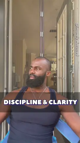 Discipline & Clarity are so important to have in anything we pursue. Do you agree? #discipline #fitnessjourney #fyp #foryou