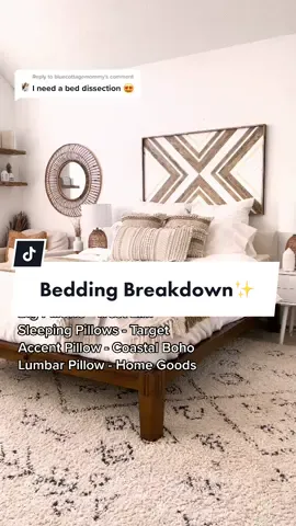 Reply to @bluecottagemommy Bedding Breakdown ✨ All Linked In Bio #bohohome #homedecortips #bedroomideas #xgamesmode #LearnOnTikTok