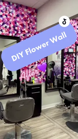 #DIY salon #flowerwall #slayavenew #dollartreediy #roses #dollartree #dollartreeprojects #foryoupage