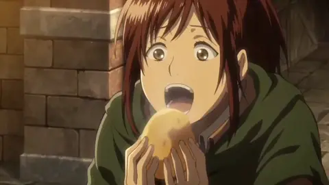 ⚠️Warning Spoiler! Potato Girl😭🤧#sashabraus #sasha #aotseason4   #shingekinokyojinseason4 #anime #animeedit #spoiler #fyp #fypシ