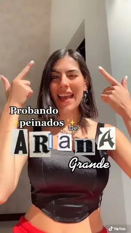 Probando peinados de ARIANA GRANDE ~YuH~✨ sígueme para + #peinados #cabellocorto #hairstyle #cabellolargo #arianagrandehairstyle #tiktokparati
