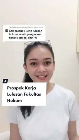 Reply to @pejuangpacartaruna semoga menjawab yaaa. #jobseeker #lowongankerja2021 #sarjanahukum