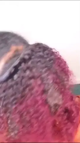 people really think I dyed my hair   👁👄👁 #99jhair #burgundyhair #naturalhair #curlyclipins