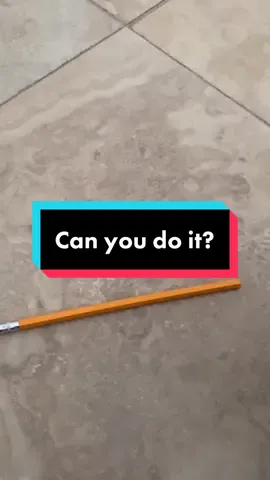 Can you do it?  Comment #Randomthings #canyoudoit #pencilchallenge