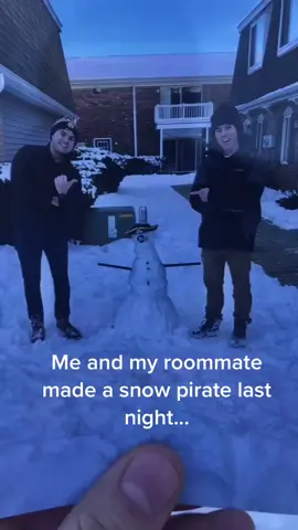 Rest in peace my captain...  #snowmandown #whathappenedtohishead #sadboi