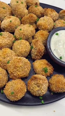Baked Breaded Garlic Mushrooms 🍄 greatest mushroom recipe of your life #fyp #mushrooms #EasyRecipes quantities in comments below 👇🏽