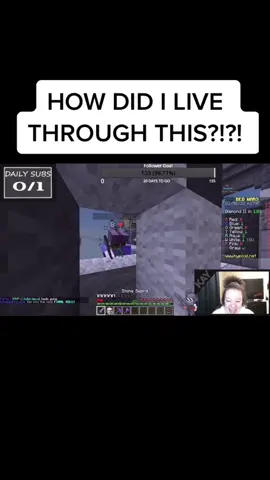 I was shooketh #GamerGirl #girlgamer #twitchtok #bedwars #bedwarsmoment #bedwarspractice #bedwarshypixel #hypixelbedwars #clutch