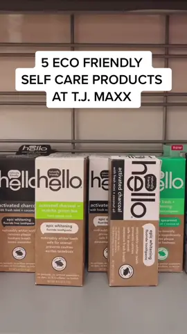 5 eco-friendly #SelfCare products at T.J. Maxx! #tjmaxxx #tjmaxxfinds #ecofriendlyproducts #EcoFriendly #affordablehealthcare #cheap #foryou