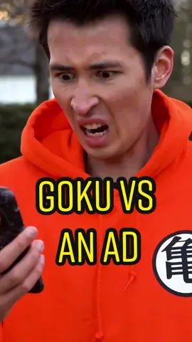 Goku vs an Ad #anime #goku #dragonball #manga #fy