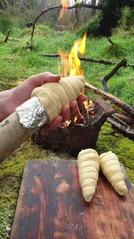 Breakfast Cones‼️🔥 #menwiththepot #fyp #foryou #4u #foodporn #food #cooking #asmr #forest #fire #nature