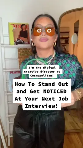 GET NOTICED at your next job #interview 🔥 #careeradvice #careertiktok #learnfromme #LearnOnTikTok #fashion #girlboss #interviewtips #werk #fyp