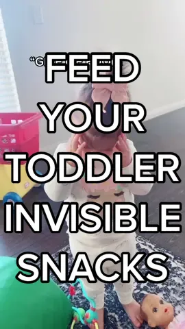 She was not having it #feedyourtoddlerinvisiblesnacks #toddlersoftiktok #toddler #fyp #foryou
