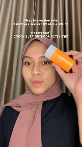 duluu perna bikin FI sunscreen inii tp cuma aku test di mukaa doang:(