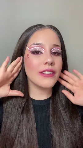 💕Valentine’s look 💕 #maquillajes #makeup #fyp #ValentinesDay #valentineslook