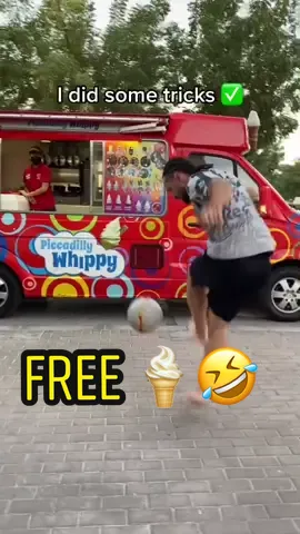 What should I try to get free next time ? ✅ #football #icecream #food #fyp