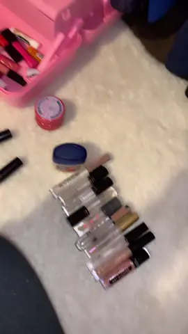 im jk 😂😂 #lipgloss #sister #collection #littlesister