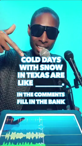 🥶🥶🥶 #ColdDays #texaswinter #texaswinterstorm #winterstorm2021 #BlackCreators #beatbox #liveloop #VoiceGuitar #Texas