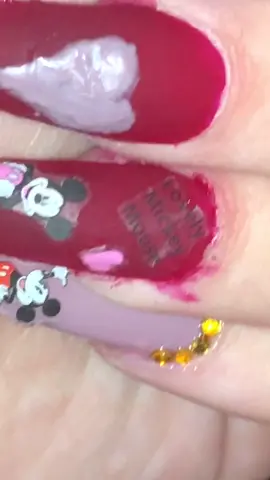 1,2,3 👀 part 2 of my Mickey & Minnie set 💕 #ValentinesDay #Colddays #nailcheck