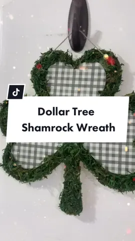 All supplies minus the paper are from @dollartree.official ☘️ #dollartreediy #craftingeek #springdecor #stpaddysday #holidayvibes #wreath #crafty