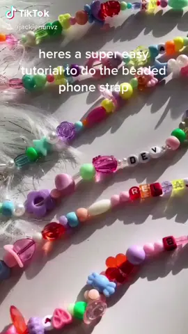 diy beaded phone strap 🧸💕 #fyp #pinterest #inspo #phonestrap #fashiontiktok #devoncarlson