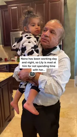 She stayed mad for a whole 10 seconds 😂 #nana #grandpa #granddad #grandfather