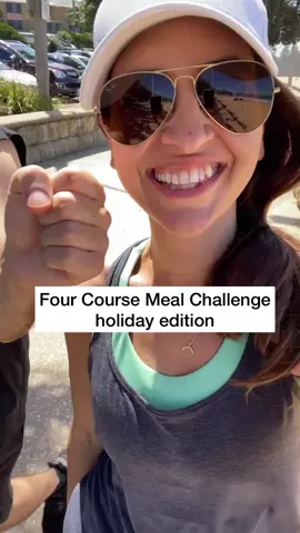 Four Course Meal Challenge for the day! Think we need a Rematch?? #fyp #foodtiktok #fourcoursemealchallenge #foryou #whatieatinaday #holiday