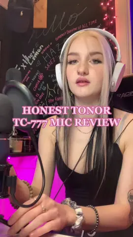 I’ve seen a lot of other streamers promoting this mic but haven’t seen anyone use it for the video #tonor #tonortc777