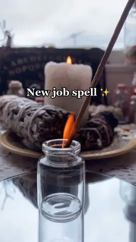New job/opportunities spell ✨ #fyp #vvitch #occulttok #spiritual #spelljar #vvitchtok #greenwitch #babywitch #foryou #viral #pagan #tutorial