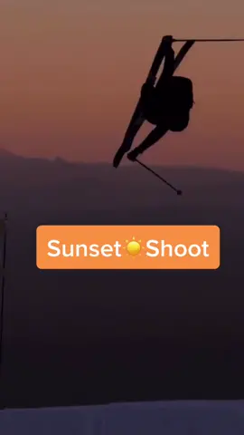 Colby Stevenson crushing during one of our Summer Sunset Shoots! #freeski #Summer #skiing #fyp #for_you #yes #we #are #on #tiktok