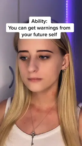 #pov you have the ability to get warnings from your future self, but something seems off (ib @julialuna_) #jezellepovs