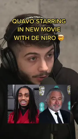 QUAVO about to be all over Hollywood movies 🎥 #quavo #quavohuncho #huncho #robertdeniro #deniro #nfrpodcast