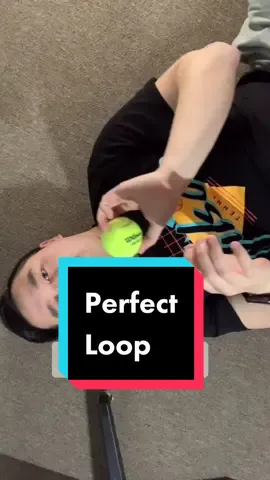 Ever feel like you’re stuck in a loop? Inspired by @trashock #tennis #🎾 #perfectloop