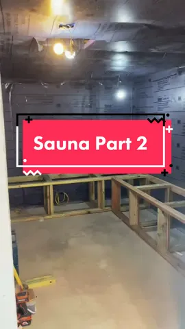 Lower level home Sauna #sauna #renovatingourhome #spa #upcycling #foryou