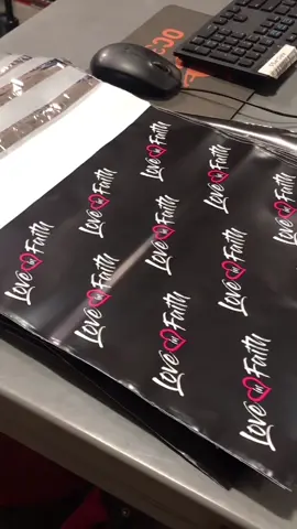 Here’s a little behind the scenes of how we back our orders ❤️✨ #behindthescenes #packanorder #packanorderwithme #SmallBusiness #polymailer #jesus