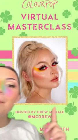 INCREDIBLE tips i learned from the @mcdrew x @colourpopco masterclass! ☘️💚#makeuptips #makeuphacks