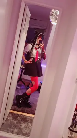watch till the end!💙💗 #ibukimioda #ibukimiodacosplay #danganronpacosplay #cosplayer #LockdownDressup #danganronpa